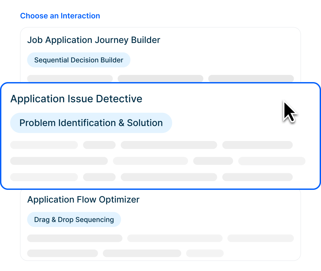 Interface of AI suggesting interactive e learning ideas
