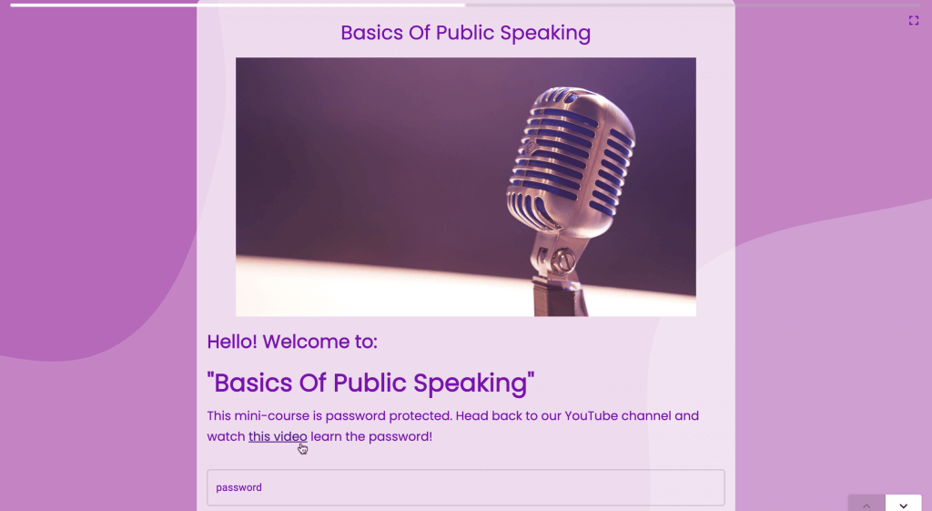 Protección por contraseña