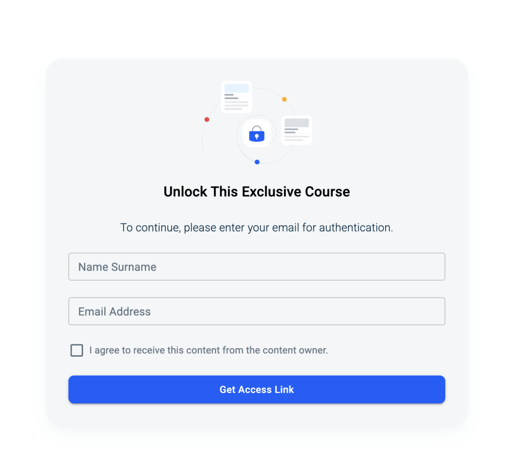 authorization screen